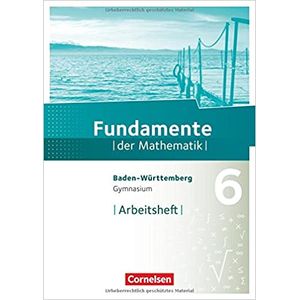 Fundamente der Mathematik 6 Arbeitsheft - Cornelsen - didático ISBN 9783060068678