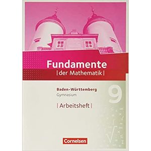 Fundamente der Mathematik 9 Arbeitsheft - Cornelsen - didático ISBN 9783060068746