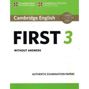 Cambridge English First 3 without answers - Cambridge - didático BLING