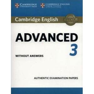 Cambridge English Advanced 3 without answers - Cambridge - didático BLING