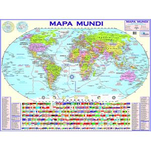 Mapa Mundi A4