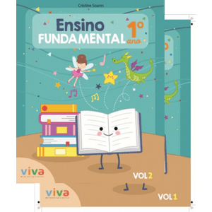 Material Didático VIVA: Metodologia Ativa + Plataforma Digital - 1º Ano Fundamental I Vol 1 e 2