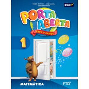 Porta Aberta Matemática 1° Ano - FTD - Didático ISBN 7898683430435
