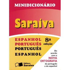 Minidicionário Espanhol/Português - Saraiva ISBN 9788502137561