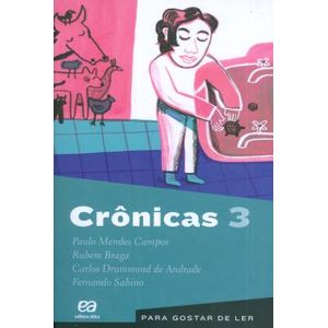 Para Gostar De Ler Crônicas Vol. 3 - Ática - paradidático ISBN 9788508130665