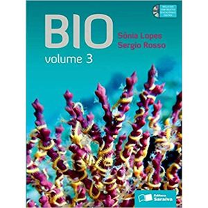 Bio Volume 3 - Saraiva - didático ISBN 9788502222175