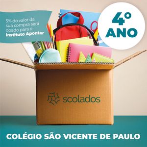 Colégio São Vicente de Paulo - 4º Ano - Lista de Material - 2022