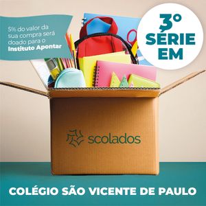 Colégio São Vicente de Paulo - 3ª Série EM - Lista de Material - 2022