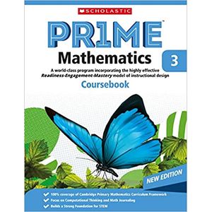 Prime Mathematics Coursebook Grade 3 - Scholastic - didático - New Edition - 9789814813204 ISBN 9789814813204