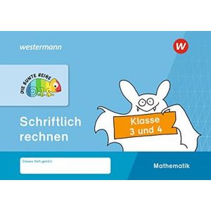 Die Bunte Reihe Mathematik Schriftlich rechnen Klasse 3 und 4 - Westermann - didático ISBN 9783141173277