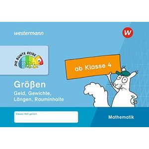 Die Bunte Reihe Mathematik Größen ab Klasse 4 - Westermann - didático ISBN 9783141173376