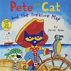 Pete the cat and the treasure map - Harper Collins - Paradidático