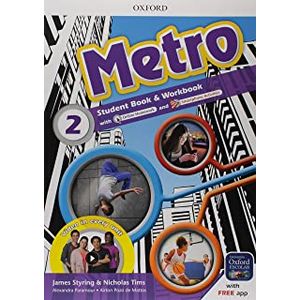 Inglês – Metro 2 - Student Book & Workbook - Oxford - didático - 1a edição, 2018