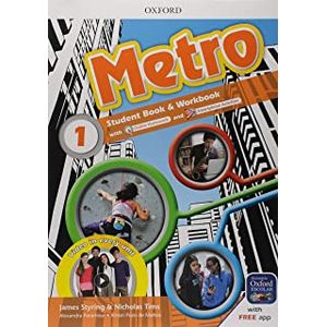 Inglês: Metro 1 - Student Book & Workbook - Oxford - didático - 1a edição, 2018