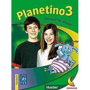 Planetino 3: Deutsch für Kinder (Kursbuch) - Hueber - didático