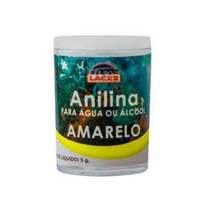 ANILINA ALCOOL E AGUA AMARELO
