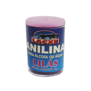 ANILINA ALCOOL E AGUA LILAS