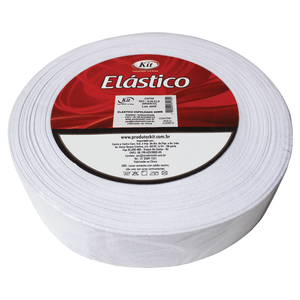 ELASTICO ESPELHADO  40MM 75%P 25%E N. 06 ELS BRANCO