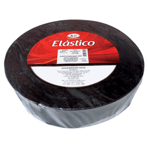 ELASTICO ESPELHADO  35MM 75%P 25%E N. 05 ELS PRETO