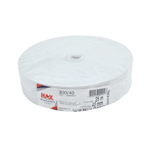 ELASTICO 300/40 40MM 001 P3 BRANCO