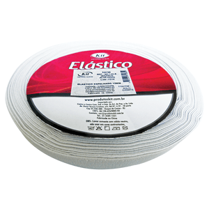 ELASTICO ESPELHADO  15MM 75%P 25%E N. 01 ELS BRANCO