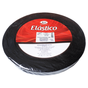 ELASTICO ESPELHADO  15MM 75%P 25%E N. 01 ELS PRETO