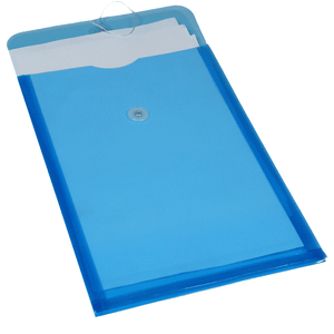 ENVELOPE VAI E VEM OF PLASTICO VERT. EV03 AZUL
