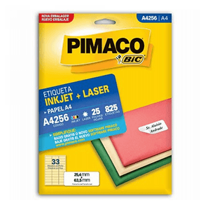 ETIQUETA INKJET / LASER R. A4256 (25,4X63,5MM