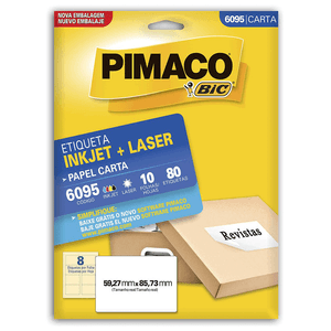 ETIQUETA LASER 6095 (59,27X85,73MM)