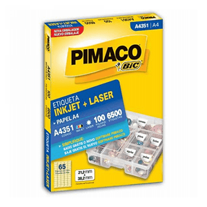 ETIQUETA INKJET / LASER R. A4351 (21,2X38,2MM)