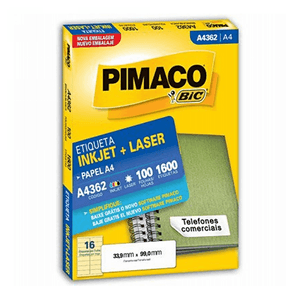 ETIQUETA INKJET / LASER R. A4362 (33,9X99MM)