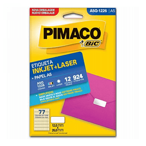ETIQUETA INKJET / LASER R. A5 Q1226 12FLS (12,0X26,0MM)