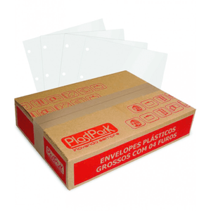 PLASTICO 4 FUROS OFICIO 0.10MM R.608