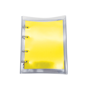 CADERNO ARGOLADO OFICIO KIT AMARELO CRISTAL