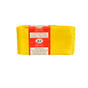 FITA CETIM  10MTS N.12 132 AMARELO CANARIO