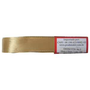 FITA DE CETIM N.03 10MTS KIT
