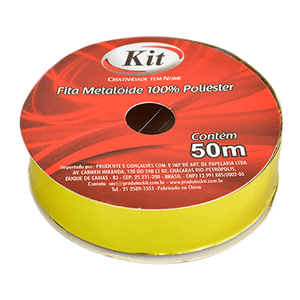 FITA METALOIDE 20MM PET-20 DOURADO