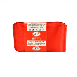 FITA CETIM  10MTS N.12  26 VERMELHO