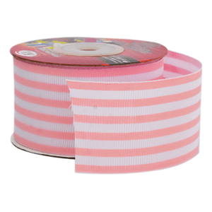 FITA DECORATIVA GORGURAO 38MM LISTRA 123 ROSA