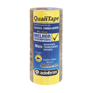 FITA P/EMB. 48X45 QUALI TAPE MARROM R.811000006