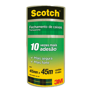 FITA P/EMB. 45X45 SCOTCH 5802 TRANSPARENTE HM000021042