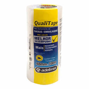 FITA P/EMB. 48X100 QUALI TAPE TRANSPARENTE 0811000021