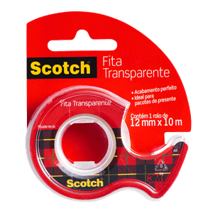 FITA ADESIVA 12X10 SCOTCH C/DISPENSADOR HB004087423