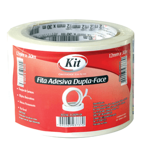 FITA ADESIVA 12X30 DUPLA FACE KIT R.24299-04