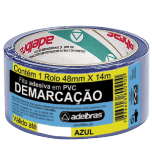 FITA DEMARCACAO DE SOLO 48X14 AZUL R.803050005