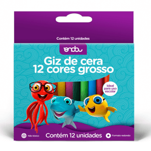 GIZAO DE CERA 12 CORES R.1812027