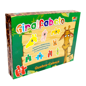 BRINQUEDO QUEBRA CABECA GIRALFABETO 26PCS R.117