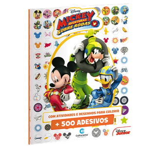 LIVRO 500 ADESIVOS MICKEY R.270013