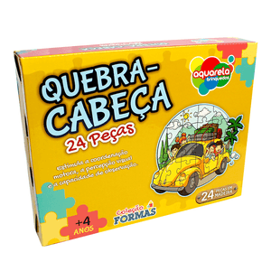 BRINQUEDO QUEBRA CABECA FORMAS 24PCS R.140