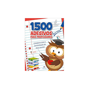 LIVRO 1500 ADESIVOS INGLES P/ PROFESSORES 74991 / 75004